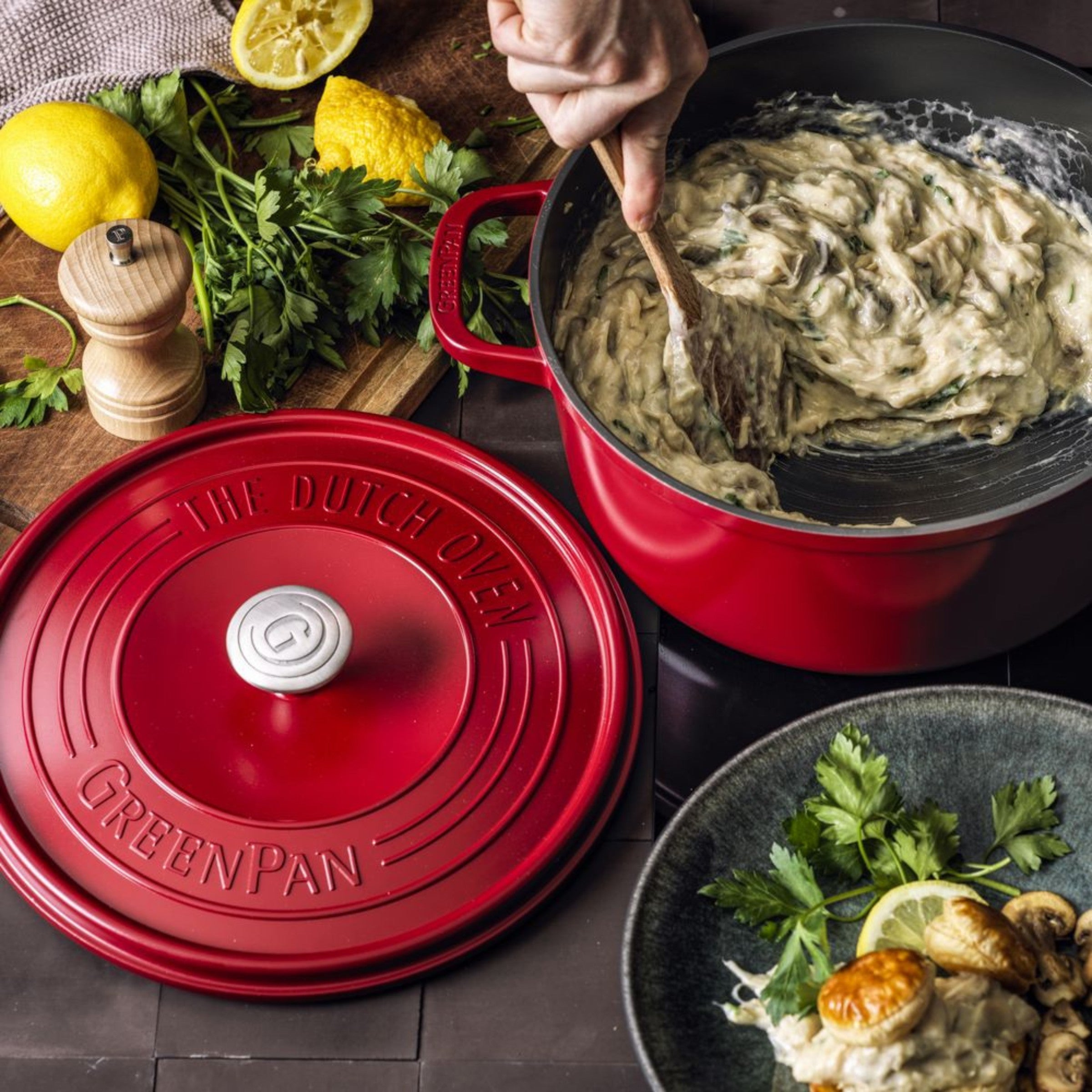 Featherweights Dutch Oven Red 26cm