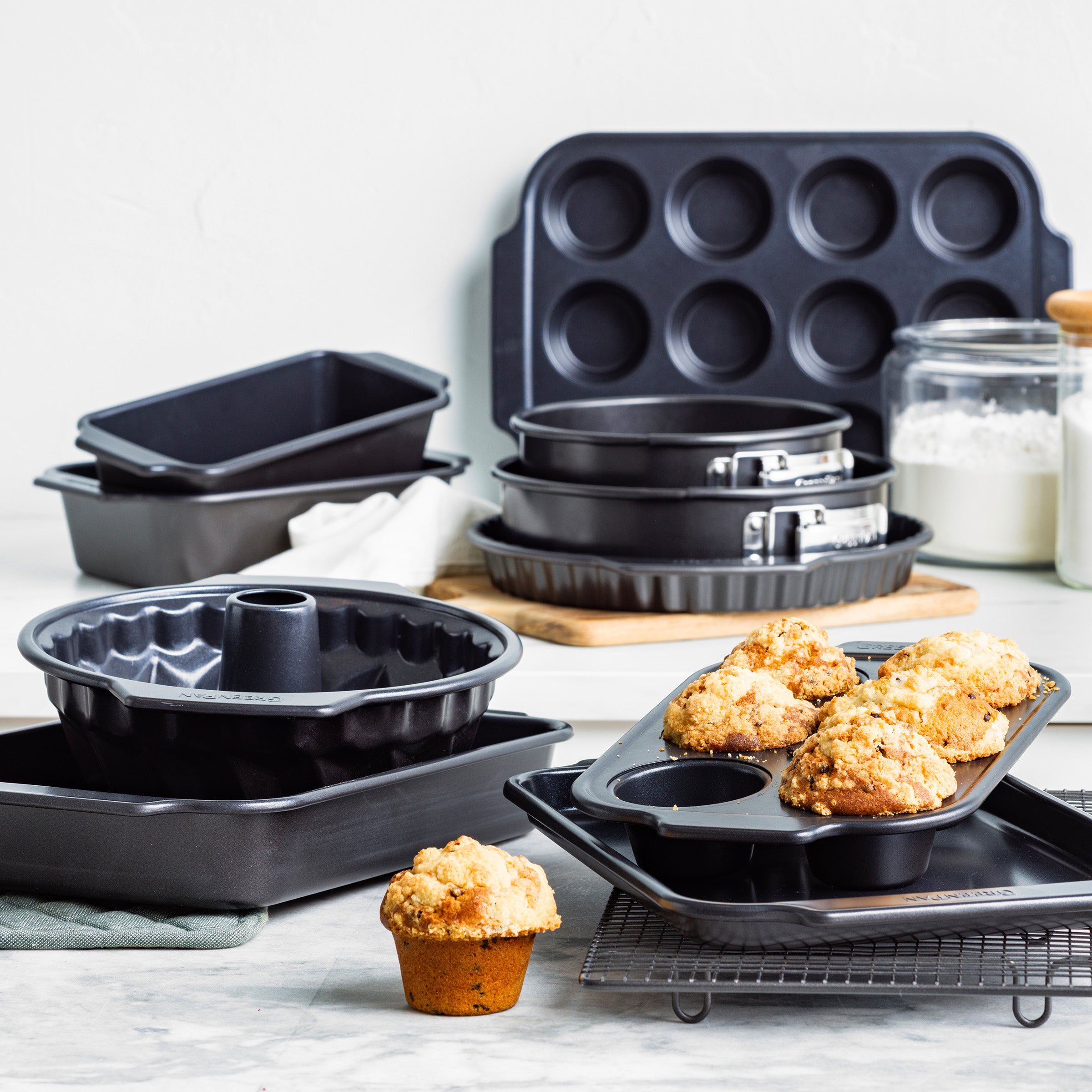 Bistro Muffin Pan 6pcs