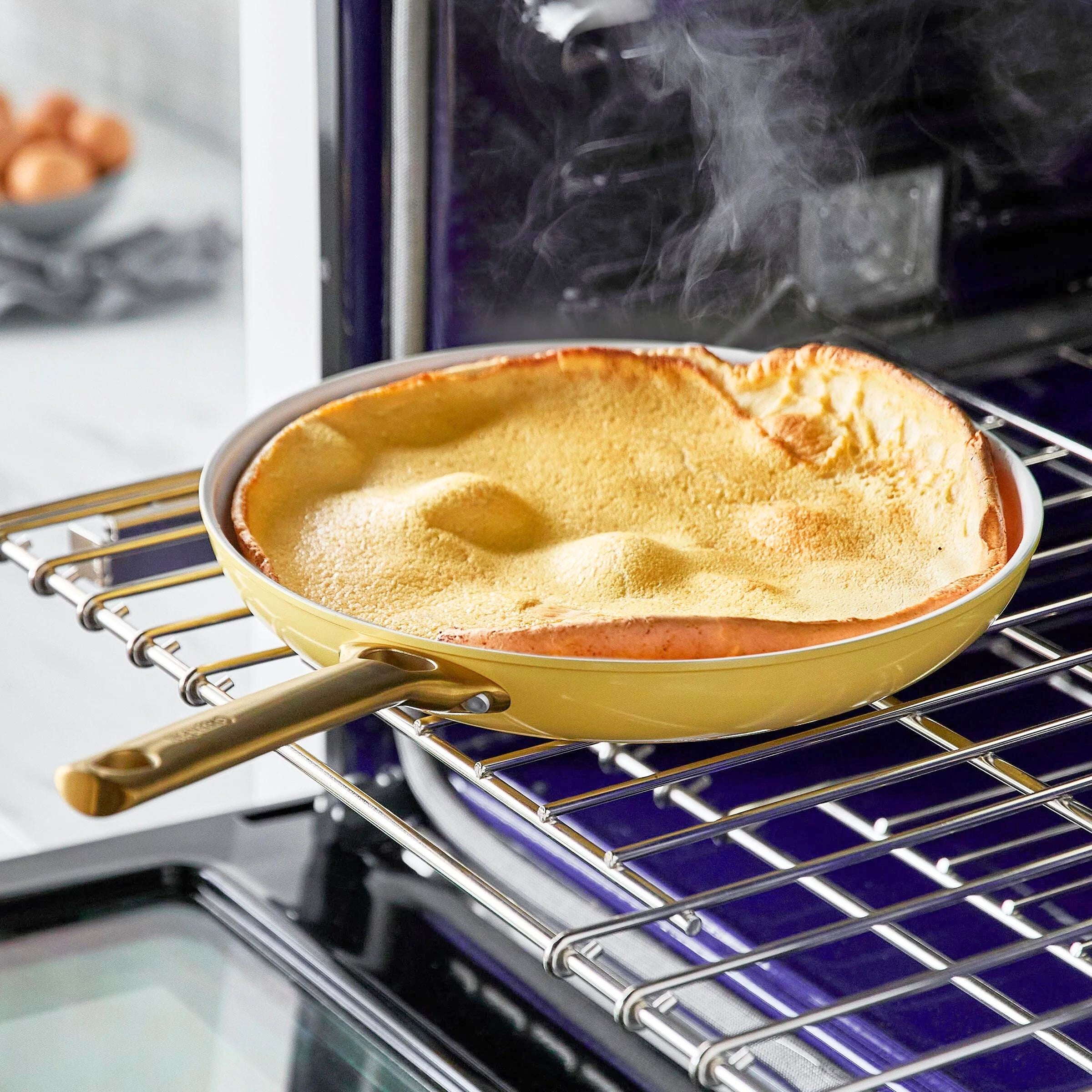 Padova Reserve 2 Piece Frypan Set Sunshine Yellow 20cm & 26cm