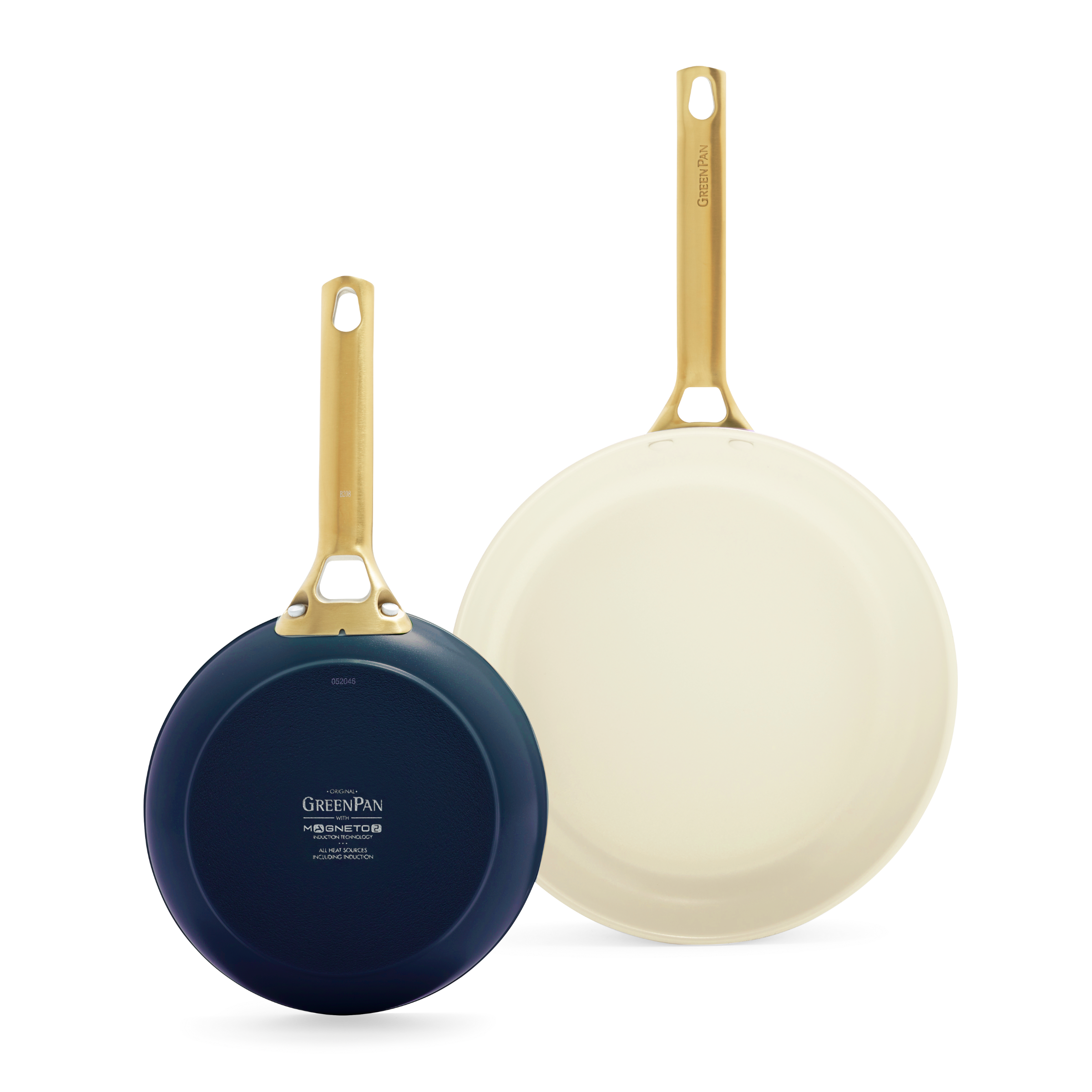 Padova Reserve 2 Piece Frypan Set Oxford Blue 20cm & 26cm