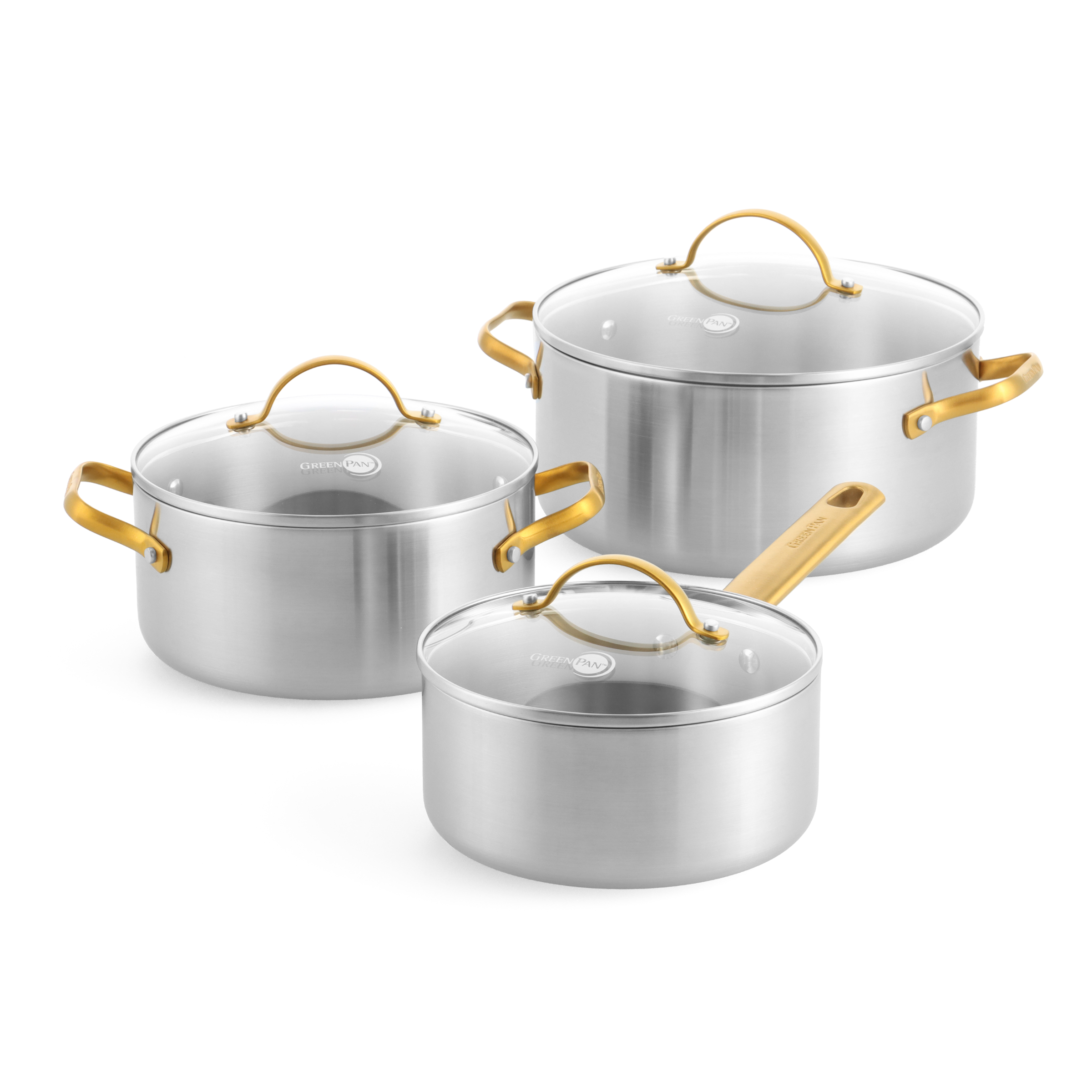 Padova Reserve 3 Ply Stainless Steel 3 Piece Set
