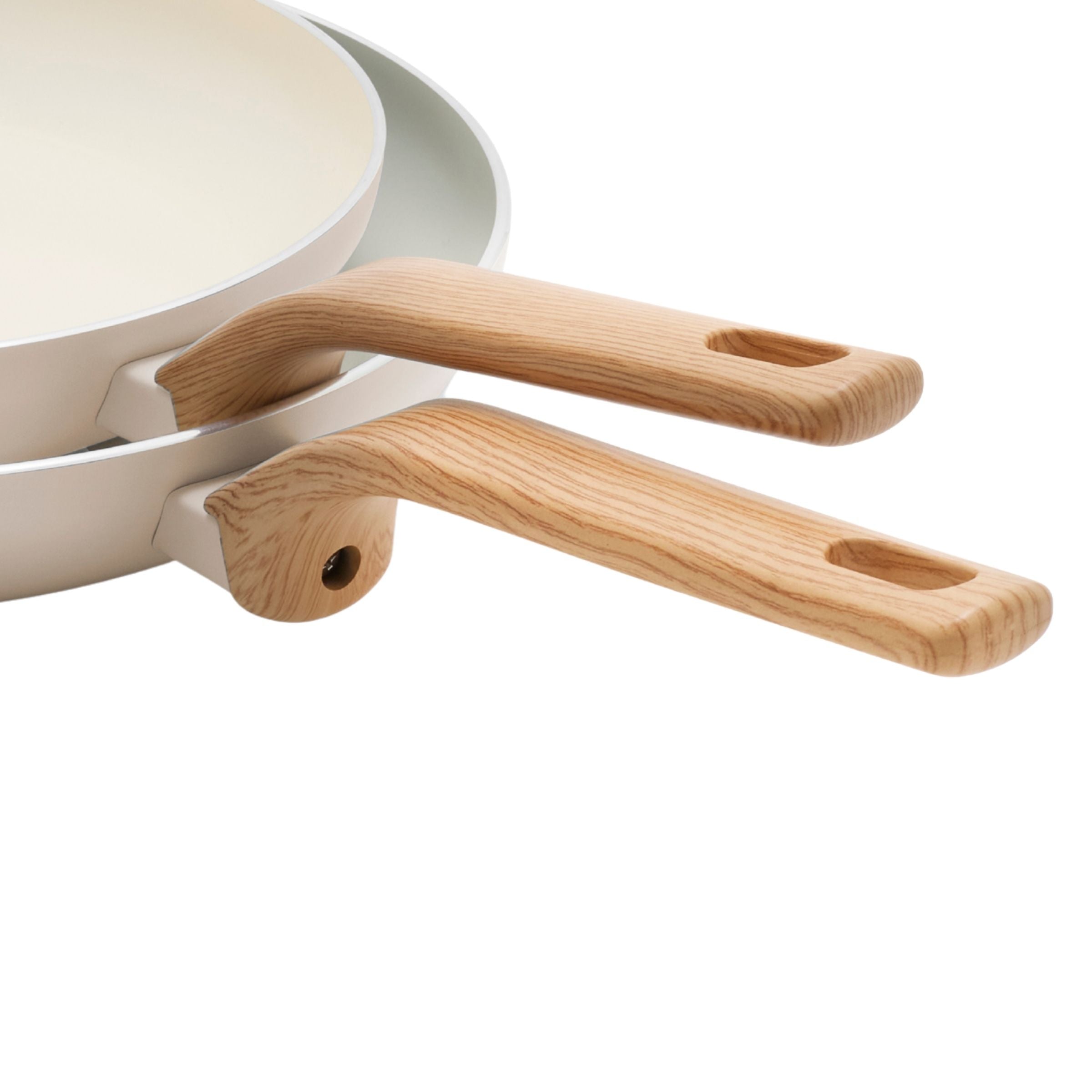 Essence 2 Piece Frypan Set 26cm & 30cm Taupe