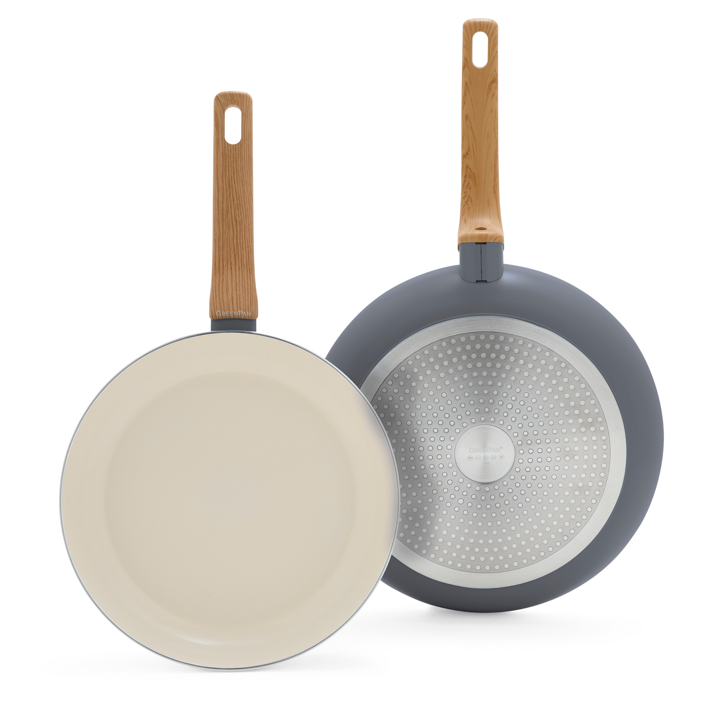 Essence 2 Piece Frypan Set 26cm & 30cm Grey