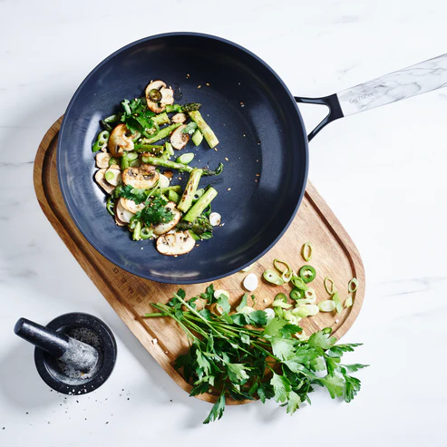 Smart Collection Marble 2pc Frying Pan Set