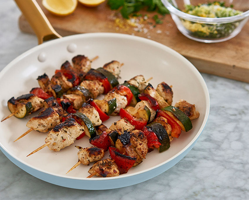 Herbed Chicken Skewers with Gremolata
