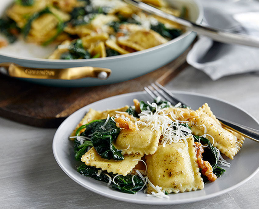 Ravioli with Sage Butter Sauce