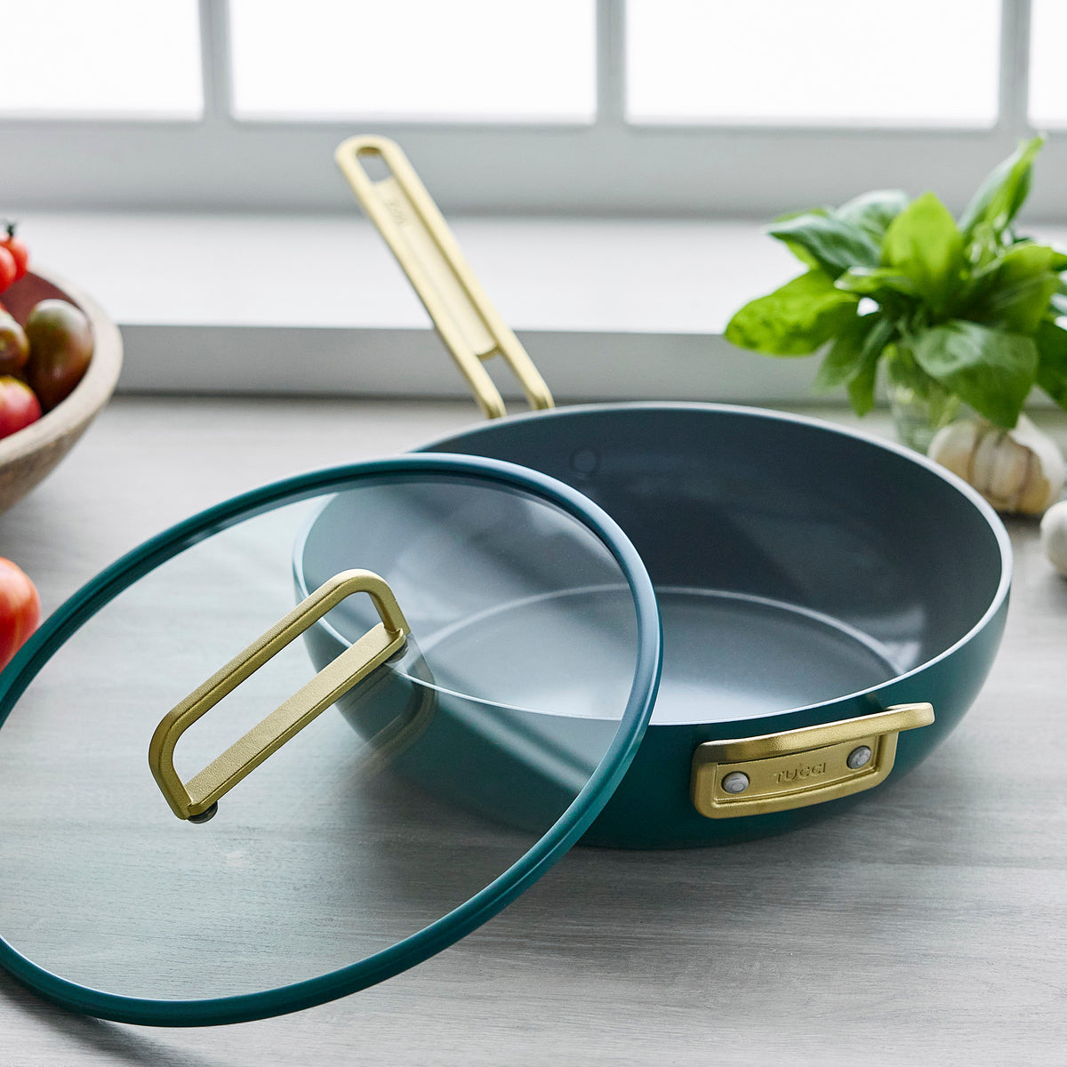 Stanley Tucci™ Ceramic Non-Stick 4.25-Litre Stanley Pan Jr. | Venetian Teal