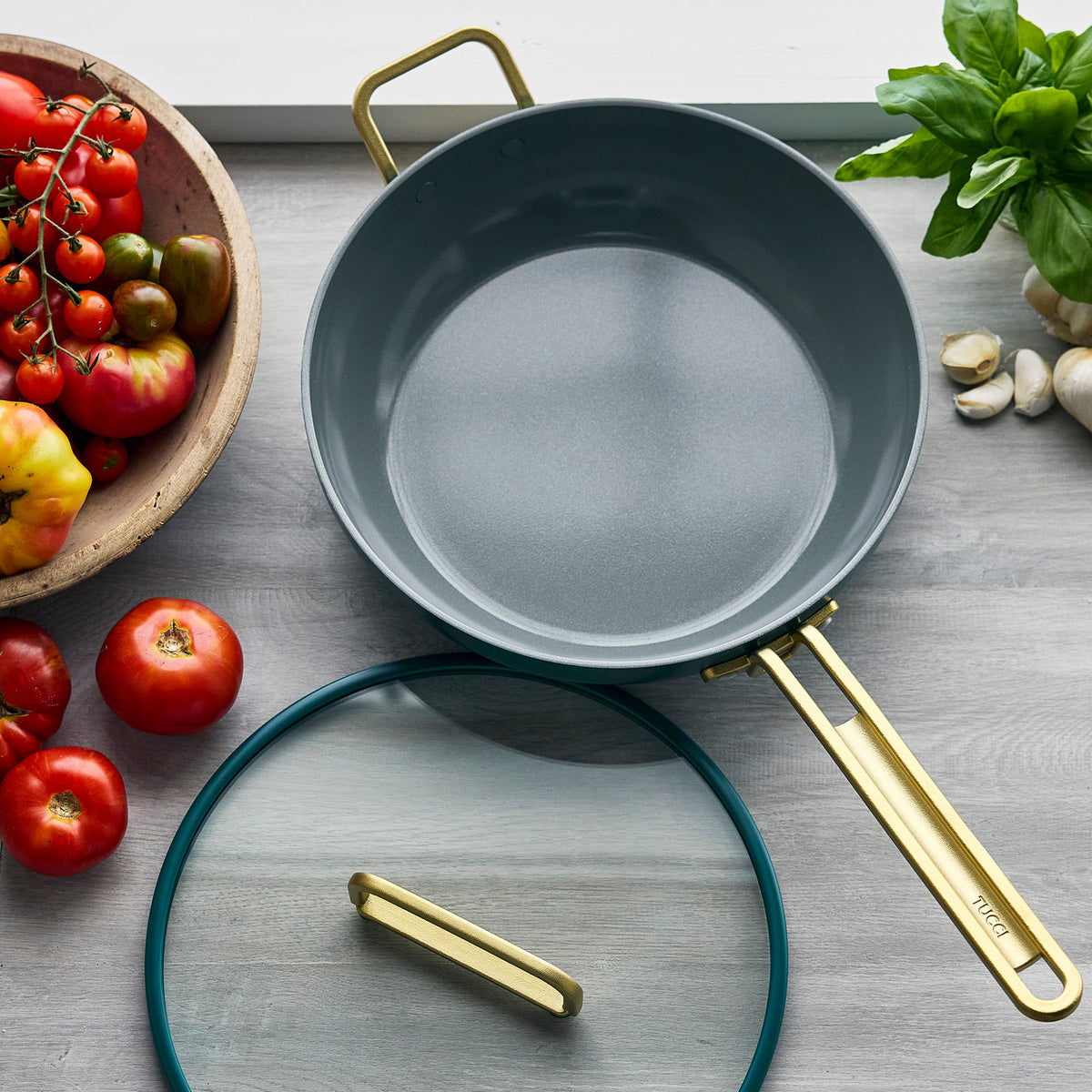 Stanley Tucci™ Ceramic Non-Stick 4.25-Litre Stanley Pan Jr. | Venetian Teal