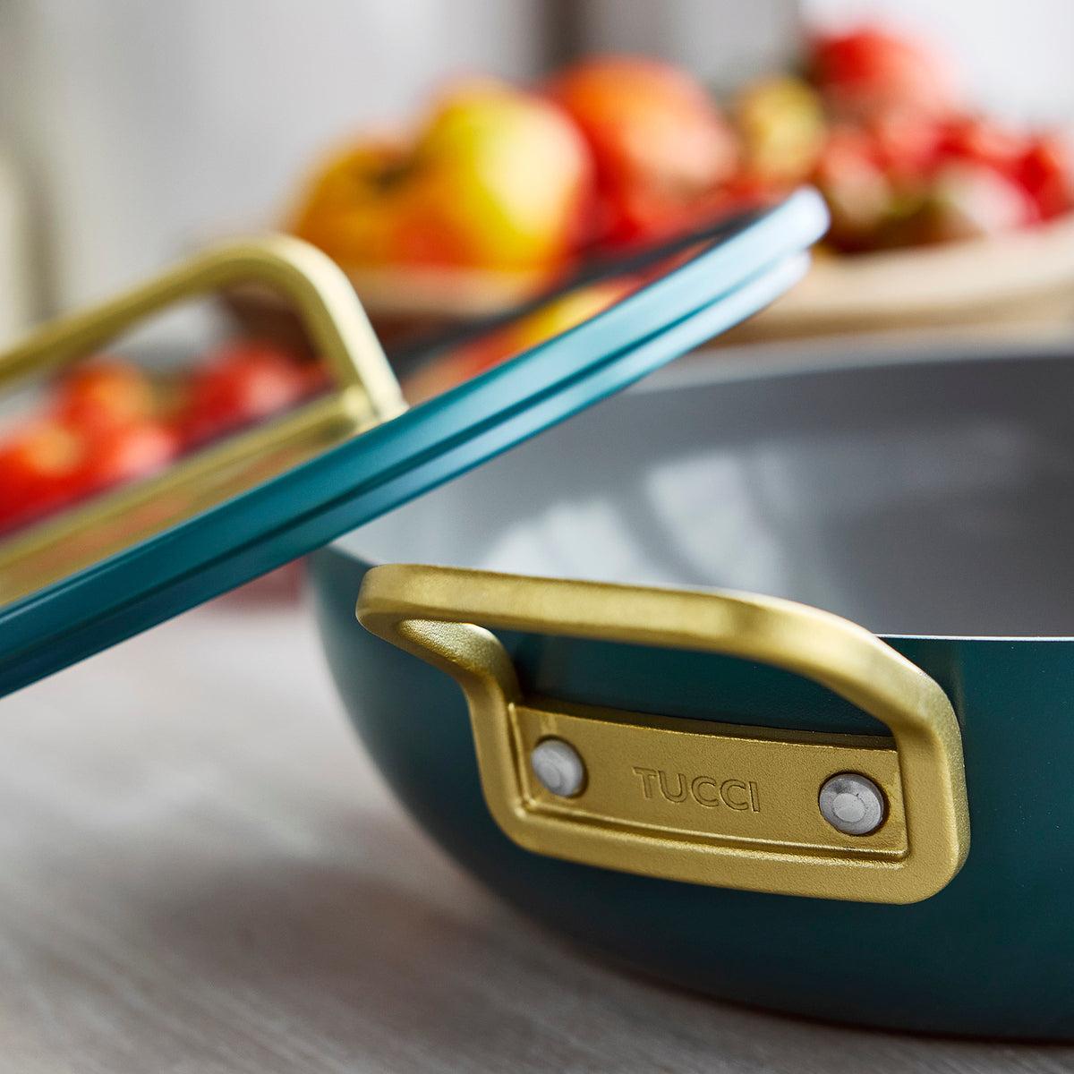 Stanley Tucci™ Ceramic Non-Stick 4.25-Litre Stanley Pan Jr. | Venetian Teal