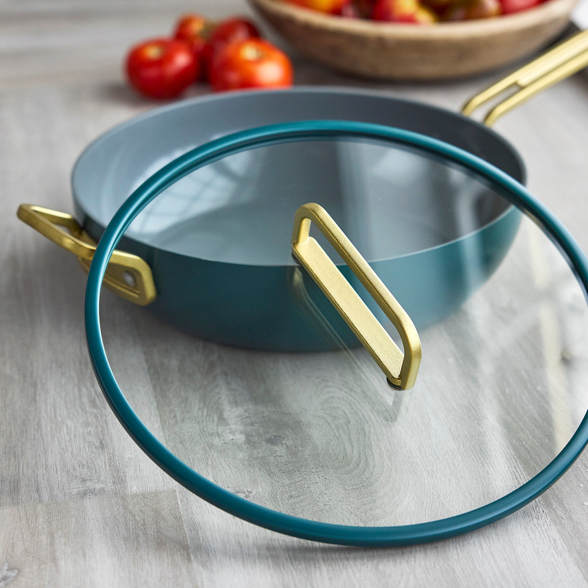 Stanley Tucci™ Ceramic Non-Stick 4.25-Litre Stanley Pan Jr. | Venetian Teal