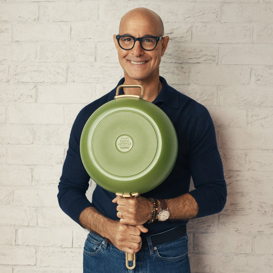Stanley Tucci™ Ceramic Non-Stick 4.25-Litre Stanley Pan Jr. | Tuscan Olive