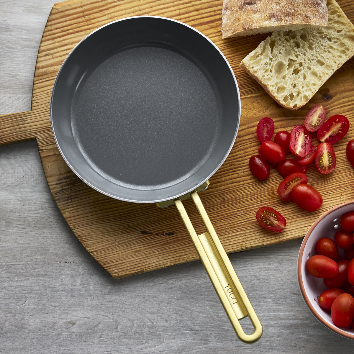 Stanley Tucci™ Stainless Steel Ceramic Non-Stick 20 cm and 26 cm Frypan Set