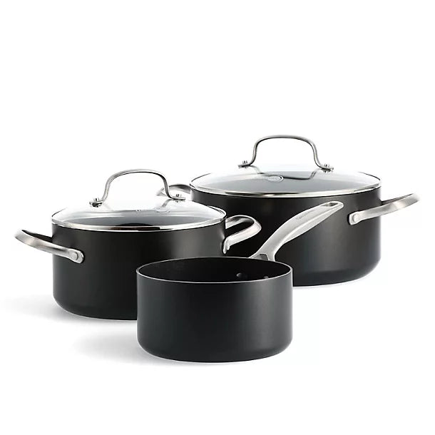 Copenhagen 3 piece Saucepan Set