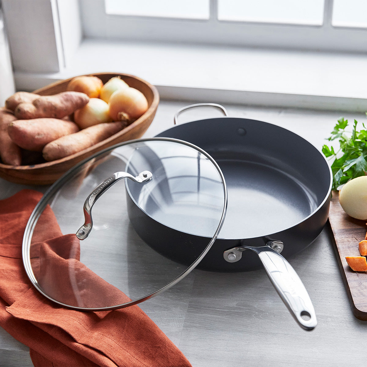 Universal 24 cm Glass Lid
