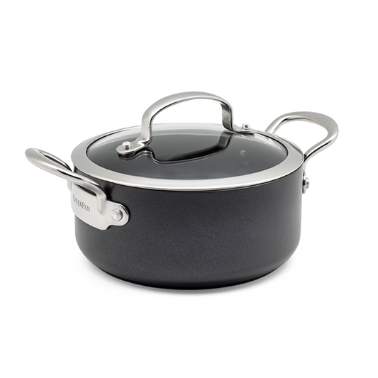 Barcelona Ceramic Non-Stick 1.9-Litre Stockpot with Lid