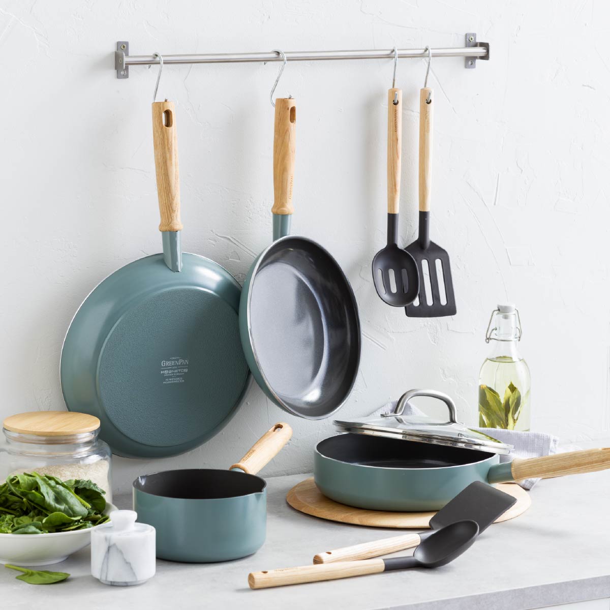 Mayflower Ceramic Non-Stick 9-Piece Cookware Set