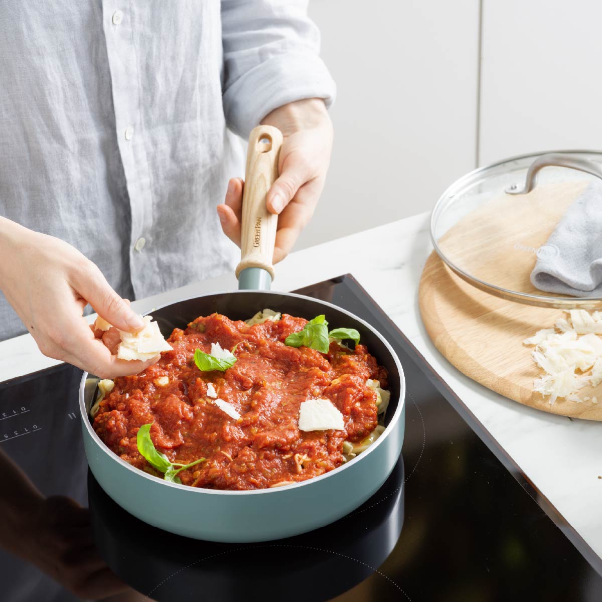 Mayflower Ceramic Non-Stick 9-Piece Cookware Set