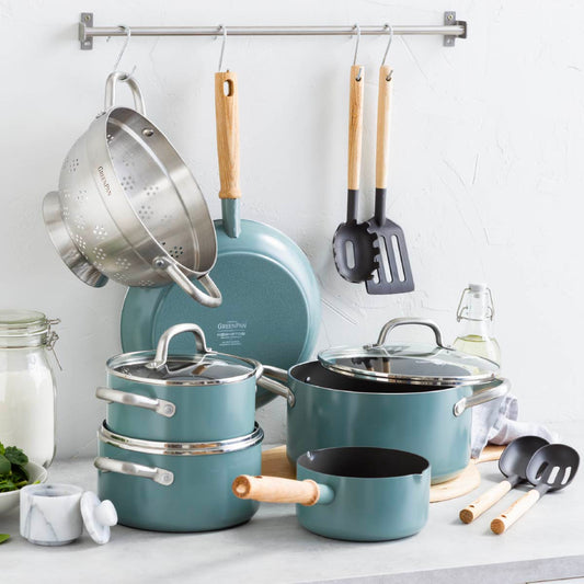 Mayflower Ceramic Non-Stick 13-Piece Cookware Set