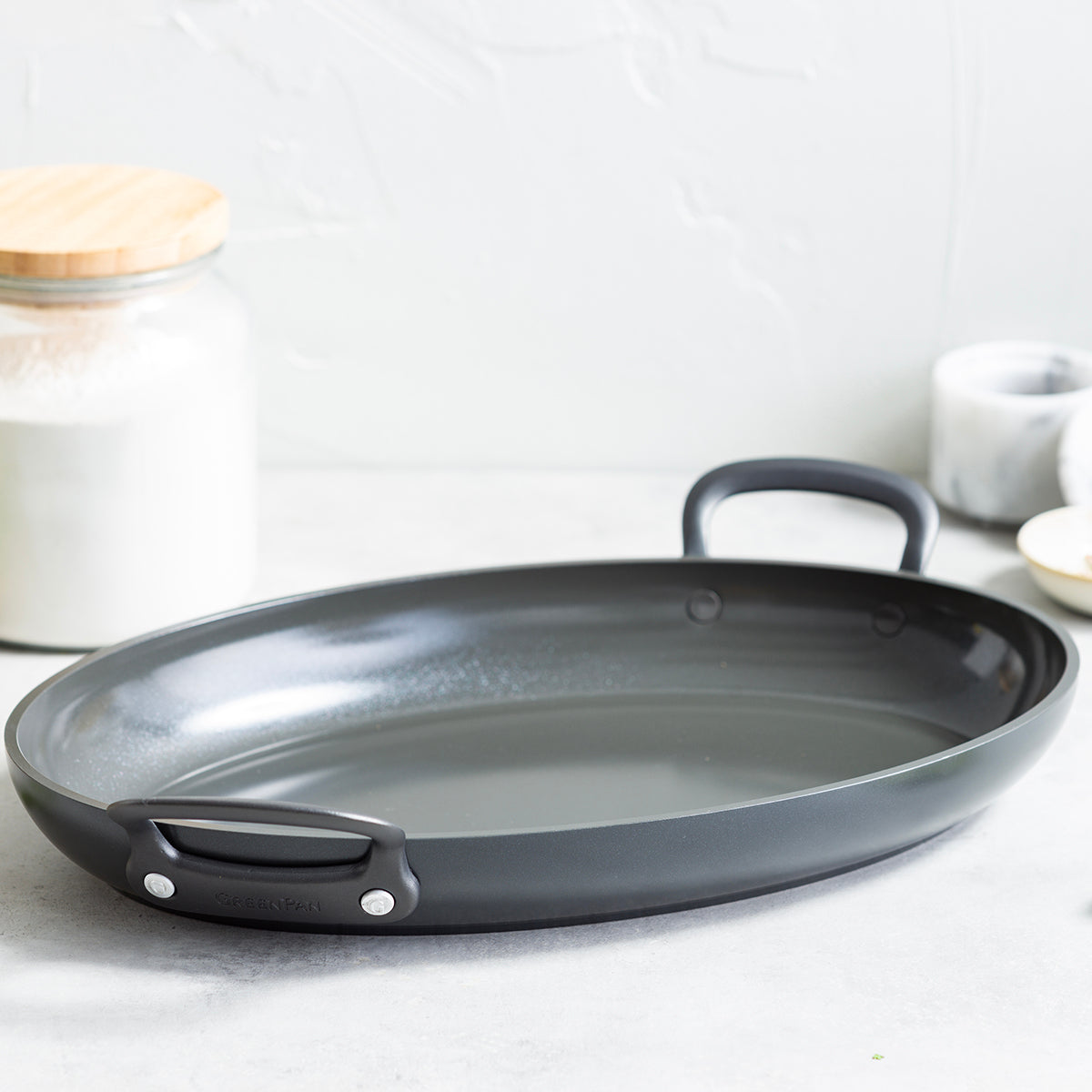 Craft Ceramic Non-Stick Oval Fish Sauté Pan