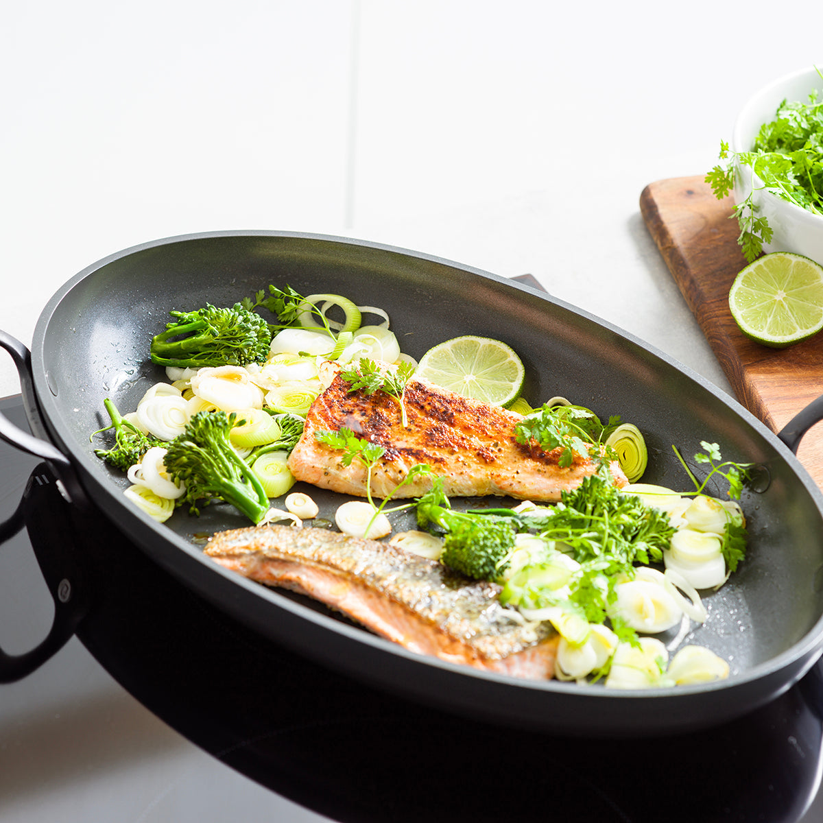 Craft Ceramic Non-Stick Oval Fish Sauté Pan