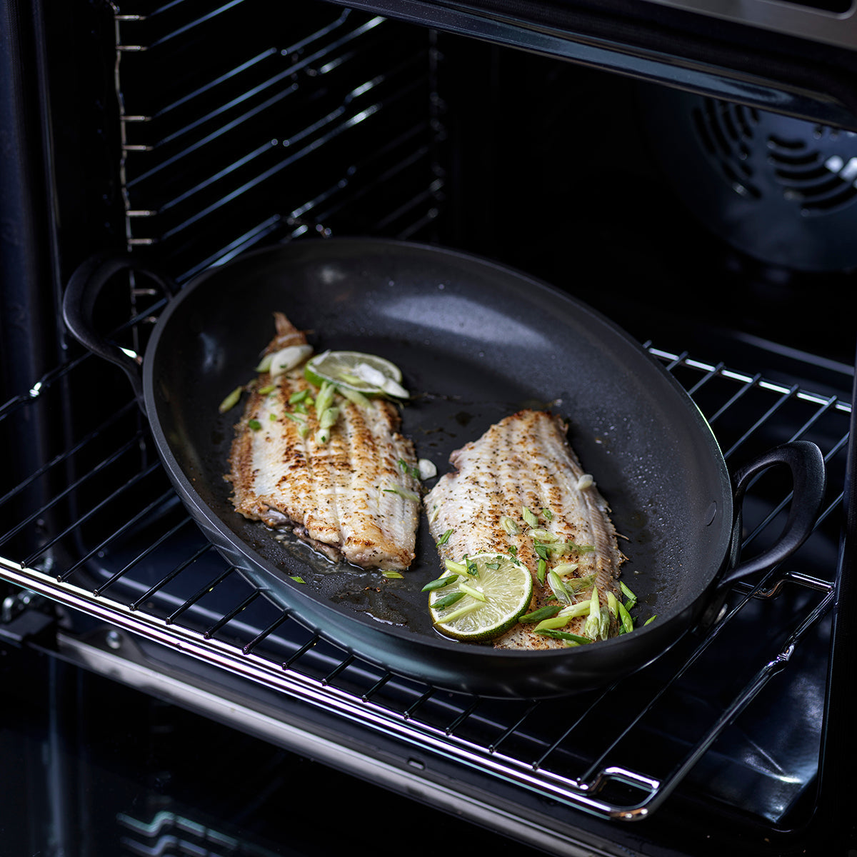 Craft Ceramic Non-Stick Oval Fish Sauté Pan