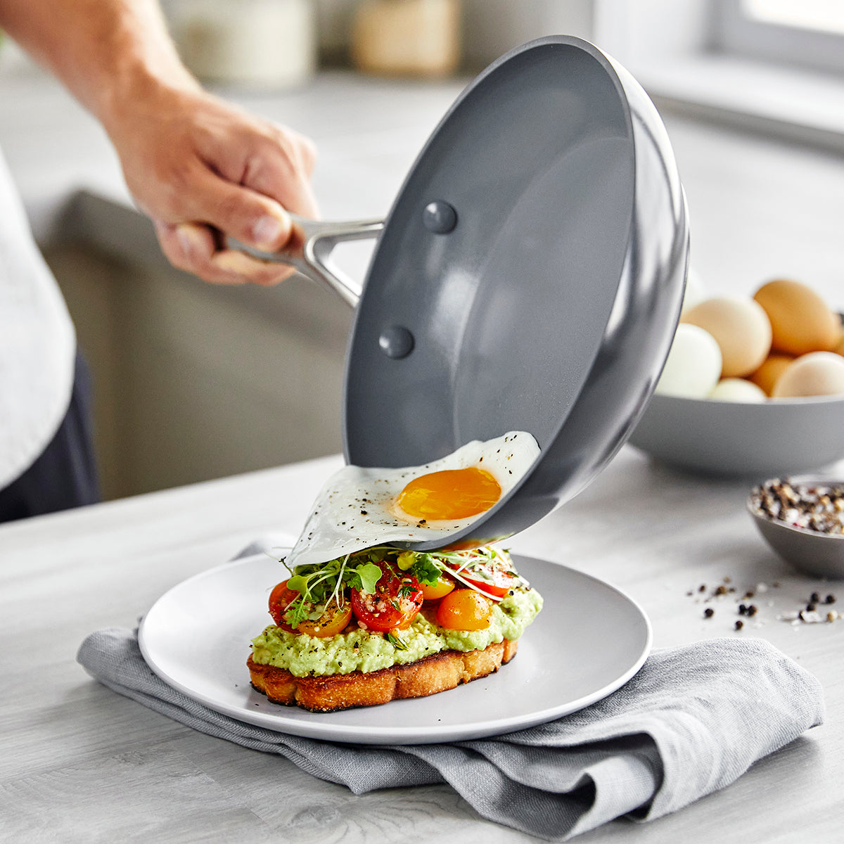 Valencia Pro Ceramic Non-Stick 6-Piece Cookware Set