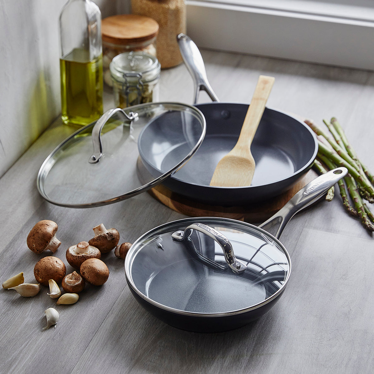 Valencia Pro Ceramic Non-Stick 6-Piece Cookware Set