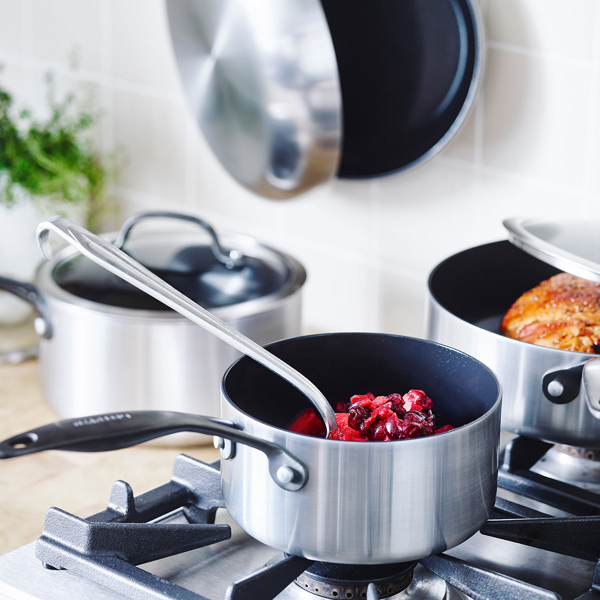 Venice Pro Noir Ceramic Non-Stick 13-Piece Cookware Set