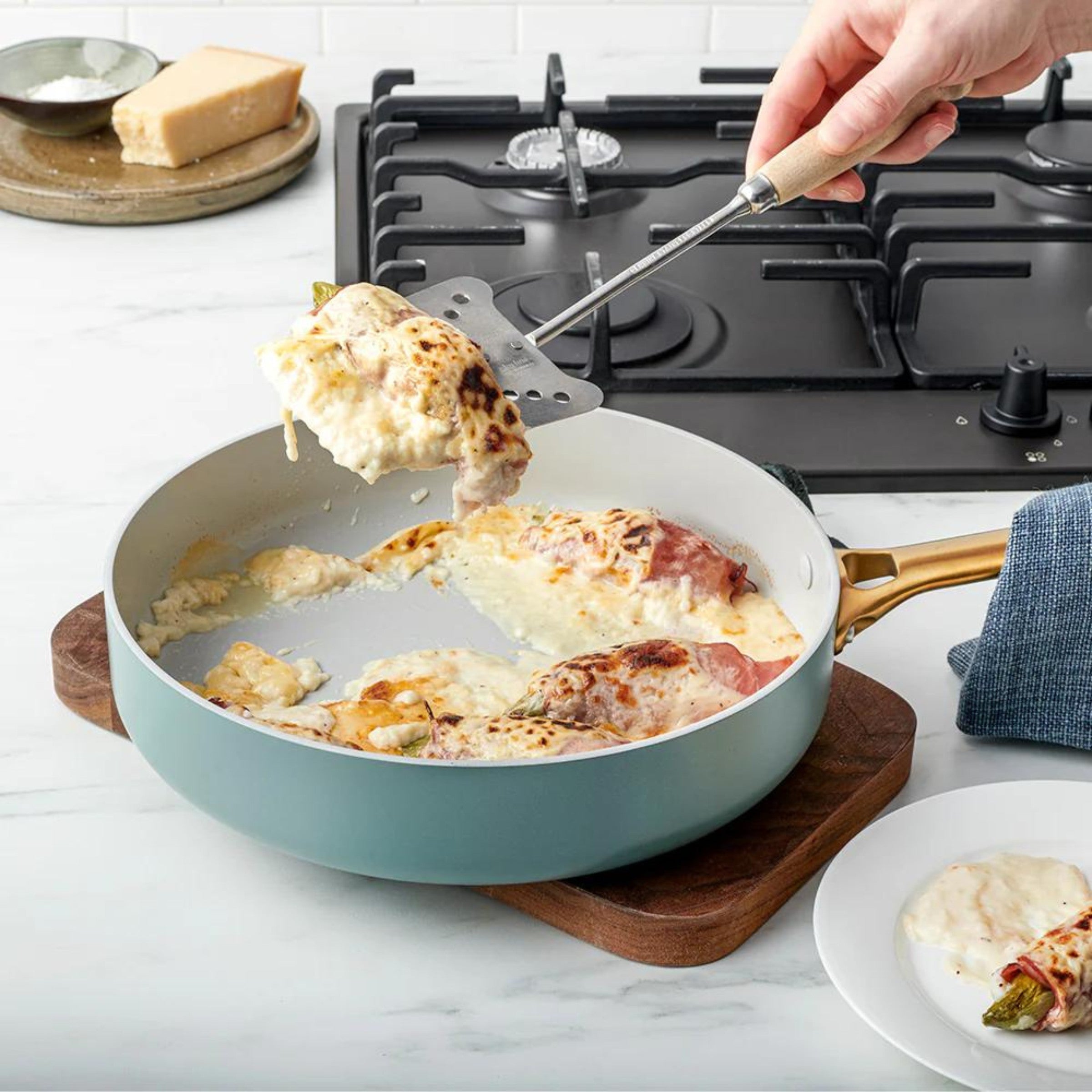 Padova Reserve Sky Blue Saucepan Set 5 Piece Set