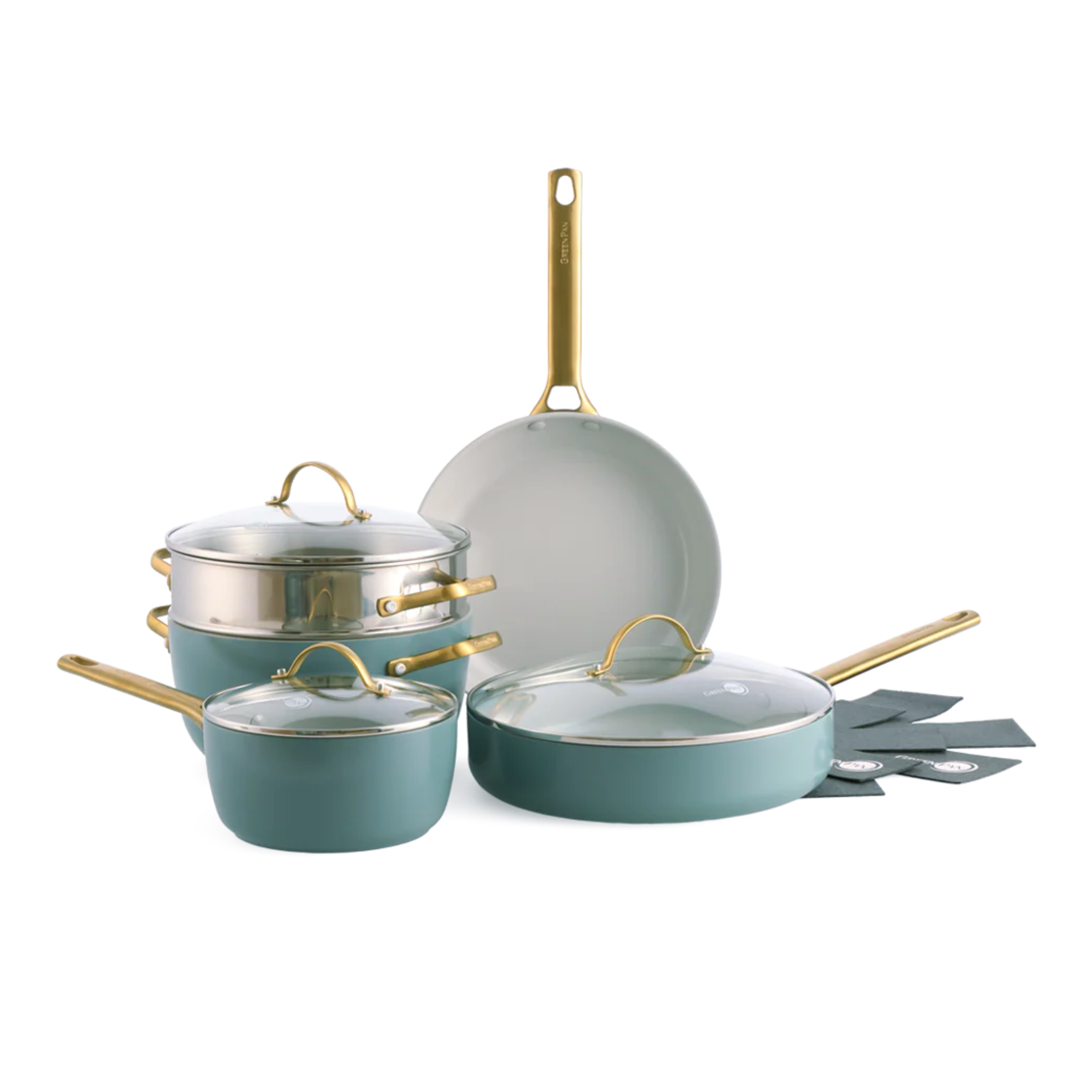 Padova Reserve Sky Blue Saucepan Set 5 Piece Set