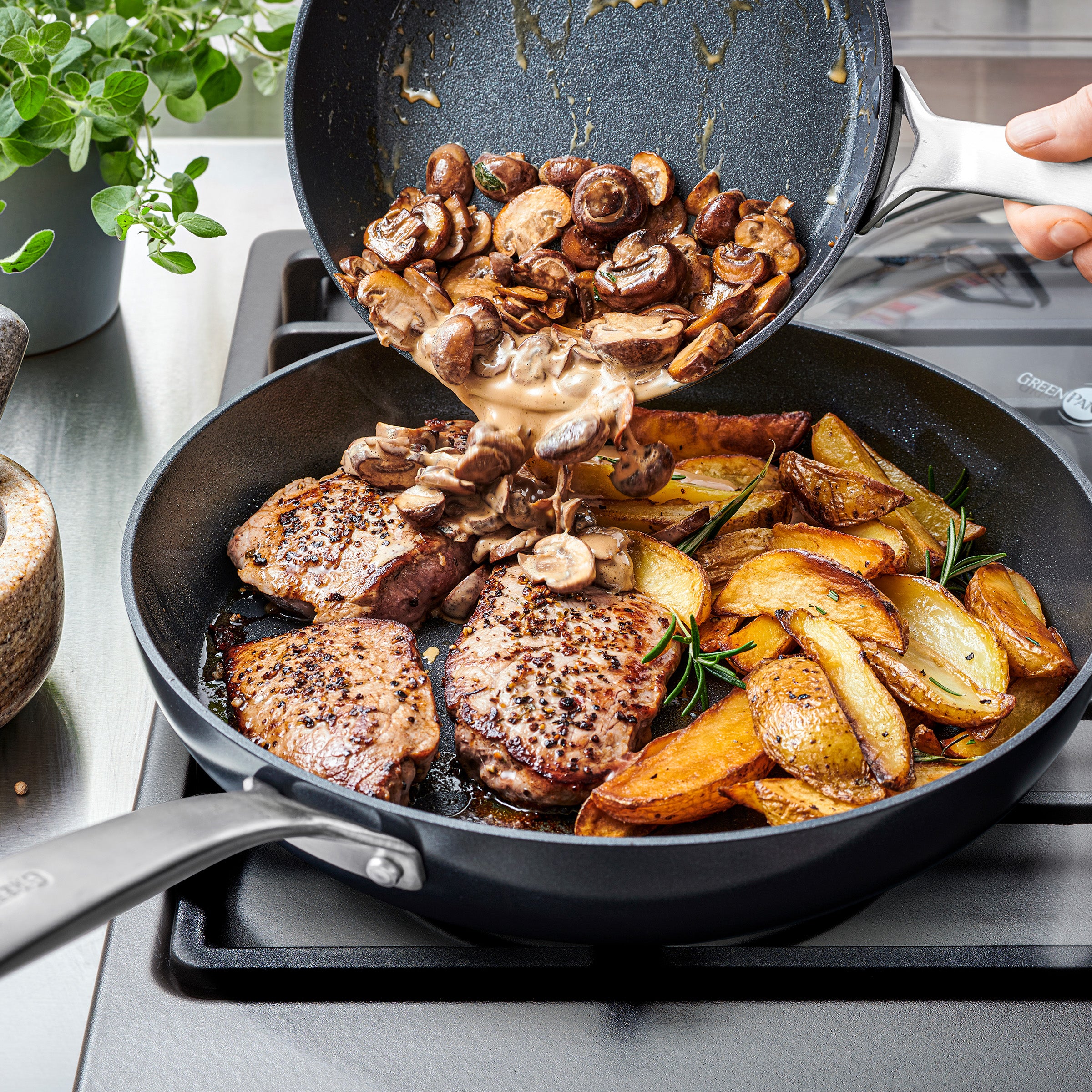 Copenhagen Frypan 2 Piece Set - 20cm & 28cm – Greenpan UK