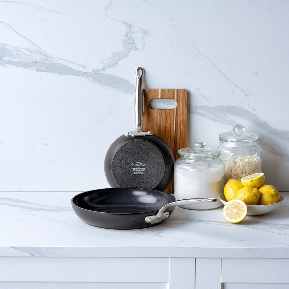 Barcelona Ceramic Non-Stick 20cm and 28cm Frypan Set