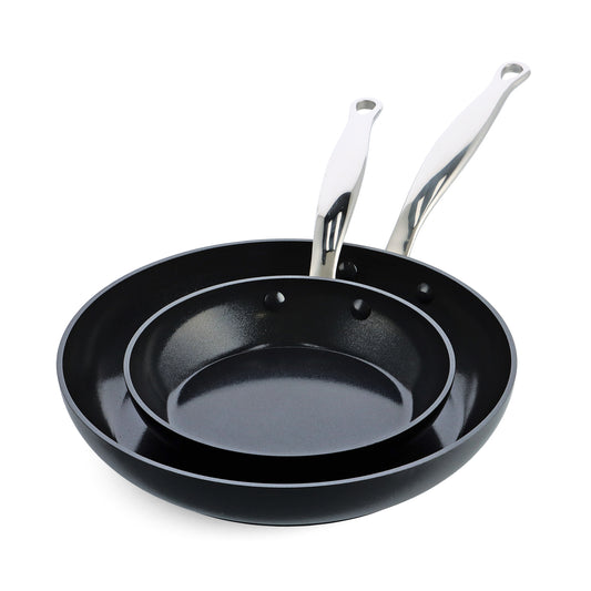 Barcelona Ceramic Non-Stick 20cm and 28cm Frypan Set