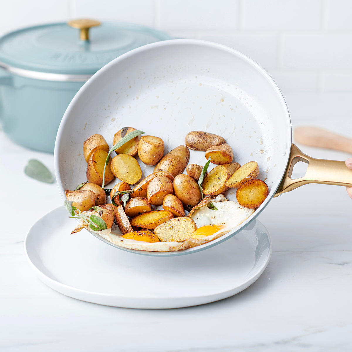 Padova Skyblue Frying Pan