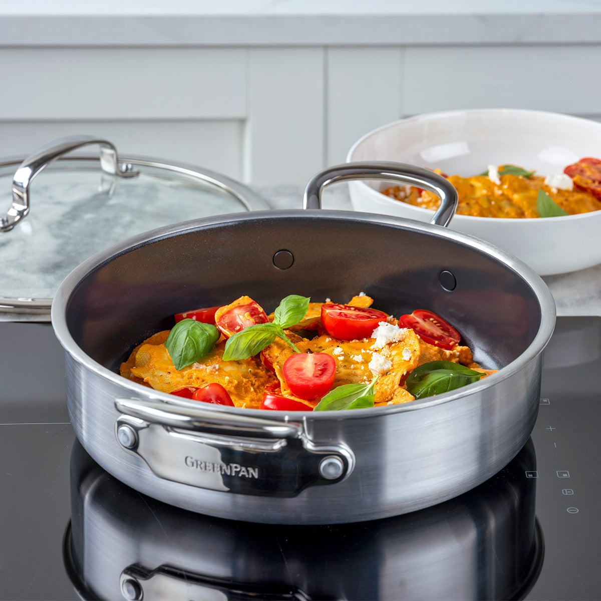Premiere Ceramic Non-Stick 26 cm Sauté Pan with Lid