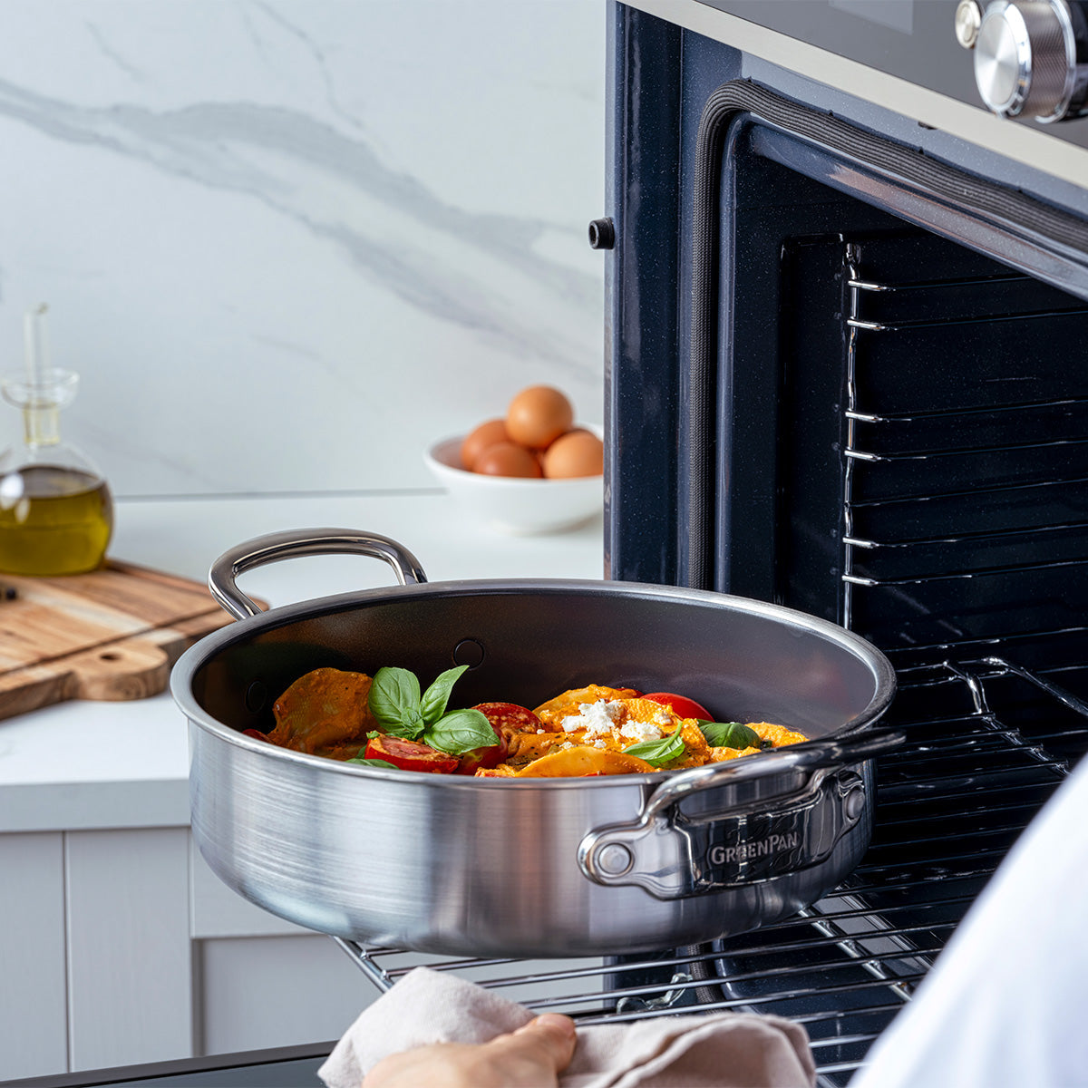 Premiere Ceramic Non-Stick 26 cm Sauté Pan with Lid