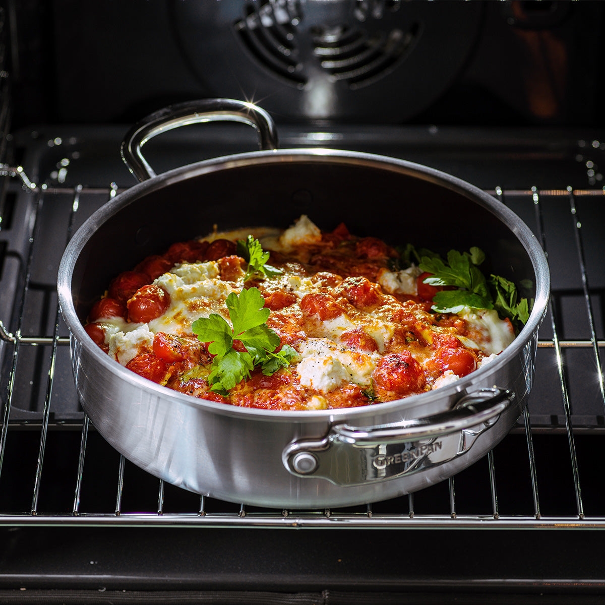 Premiere Ceramic Non-Stick 26 cm Sauté Pan with Lid