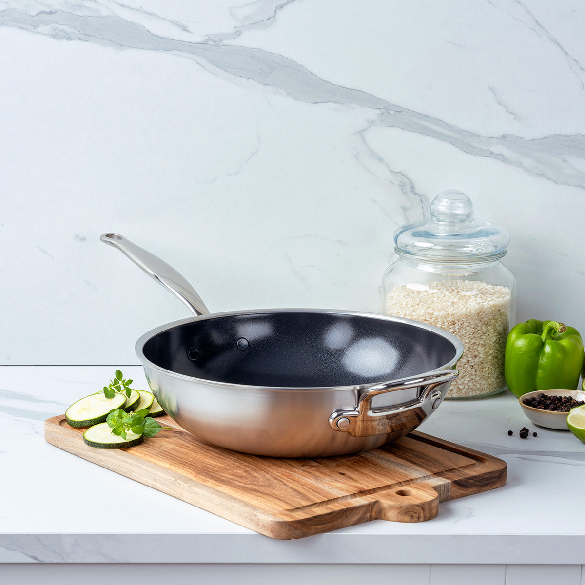 Premiere Ceramic Non-Stick 30 cm Wok