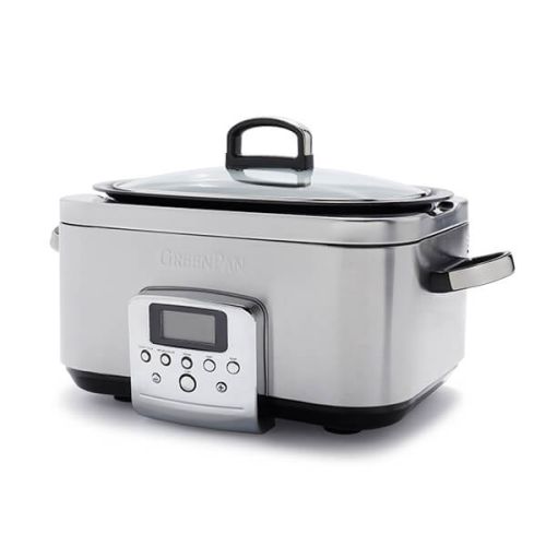 Slow Cooker Stainless Steel 6 Litre