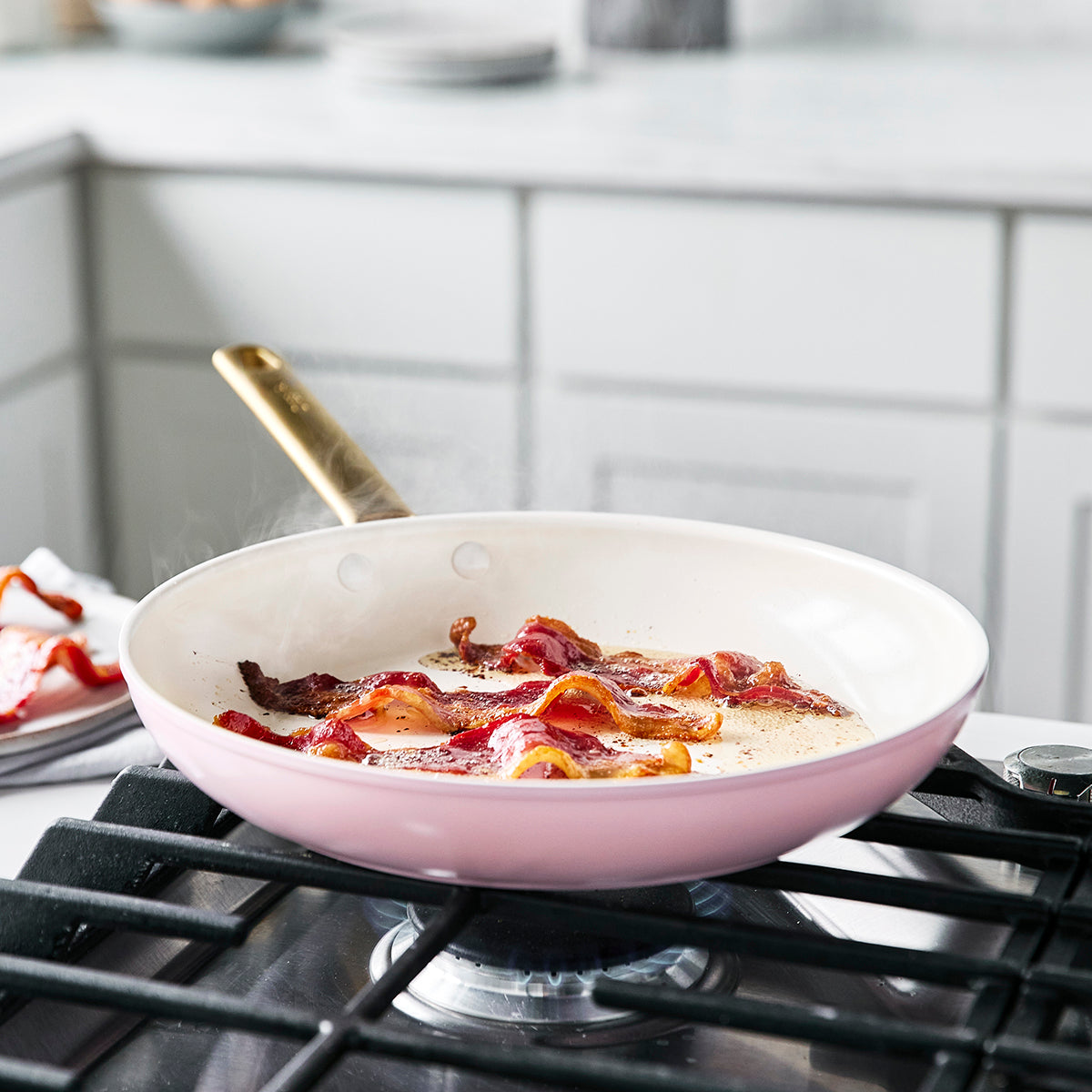 Reserve Ceramic Non-Stick 10-Piece Cookware Set | Blush