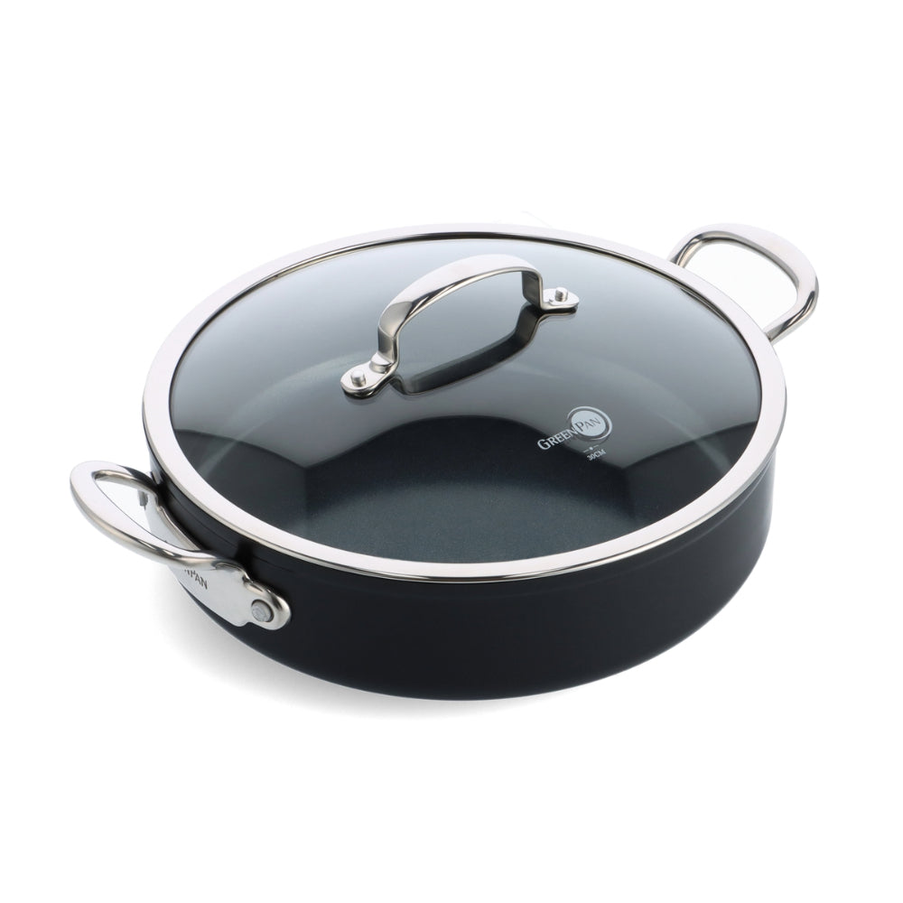 Barcelona Pro Deep Saute Pan Covered 30cm