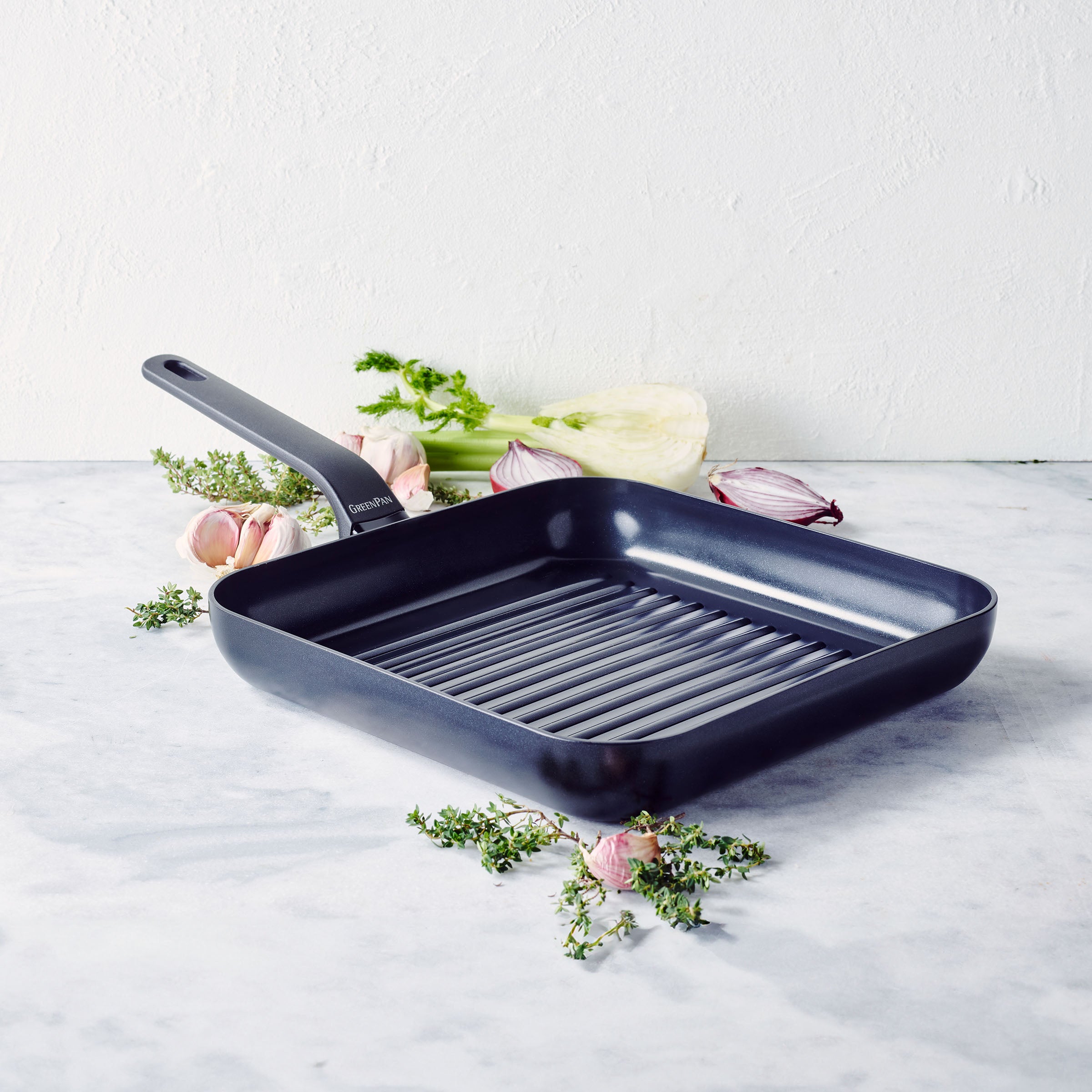 Essence Square Grillpan 28cm – Greenpan UK