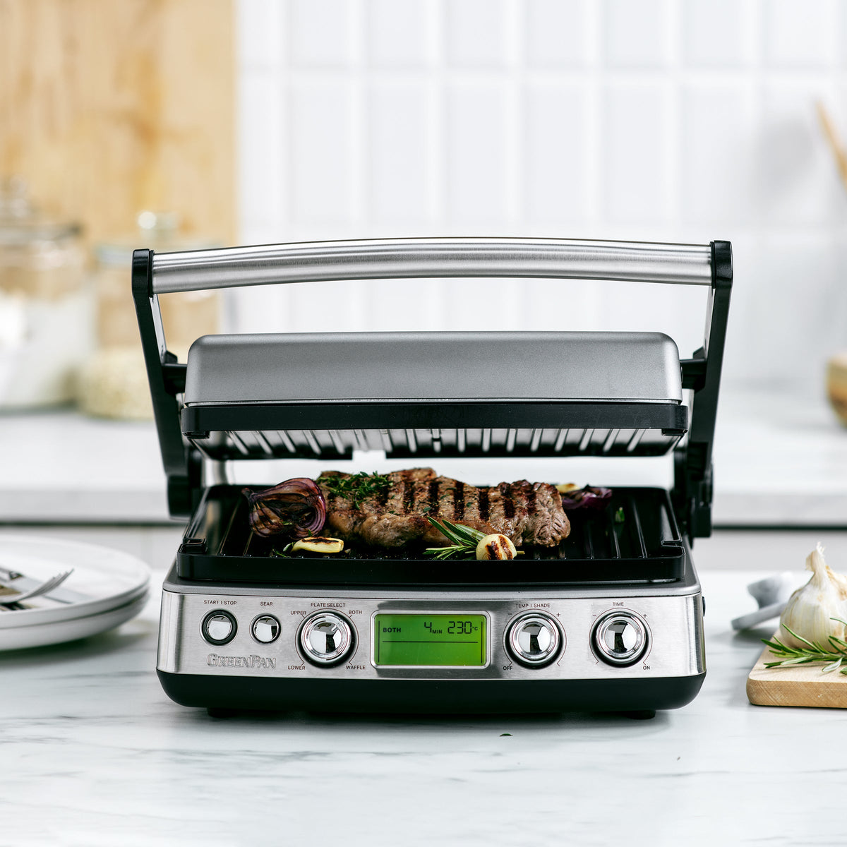 Contact Grill and Griddle | Stainless Steel