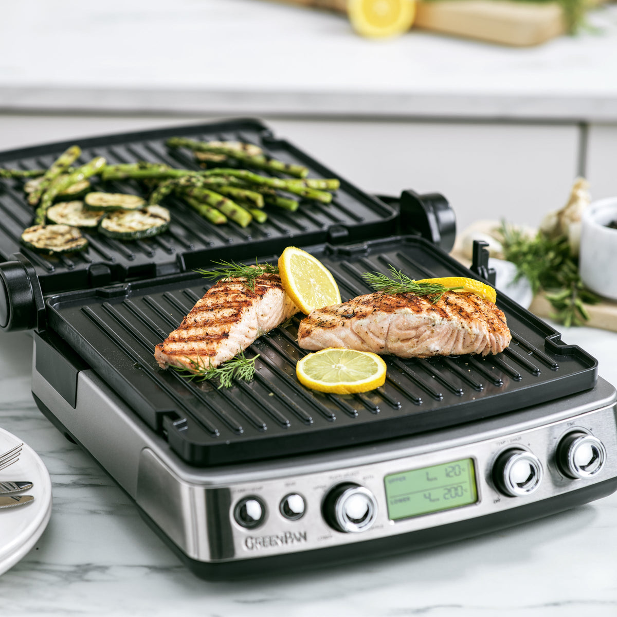 Contact Grill and Griddle | Stainless Steel