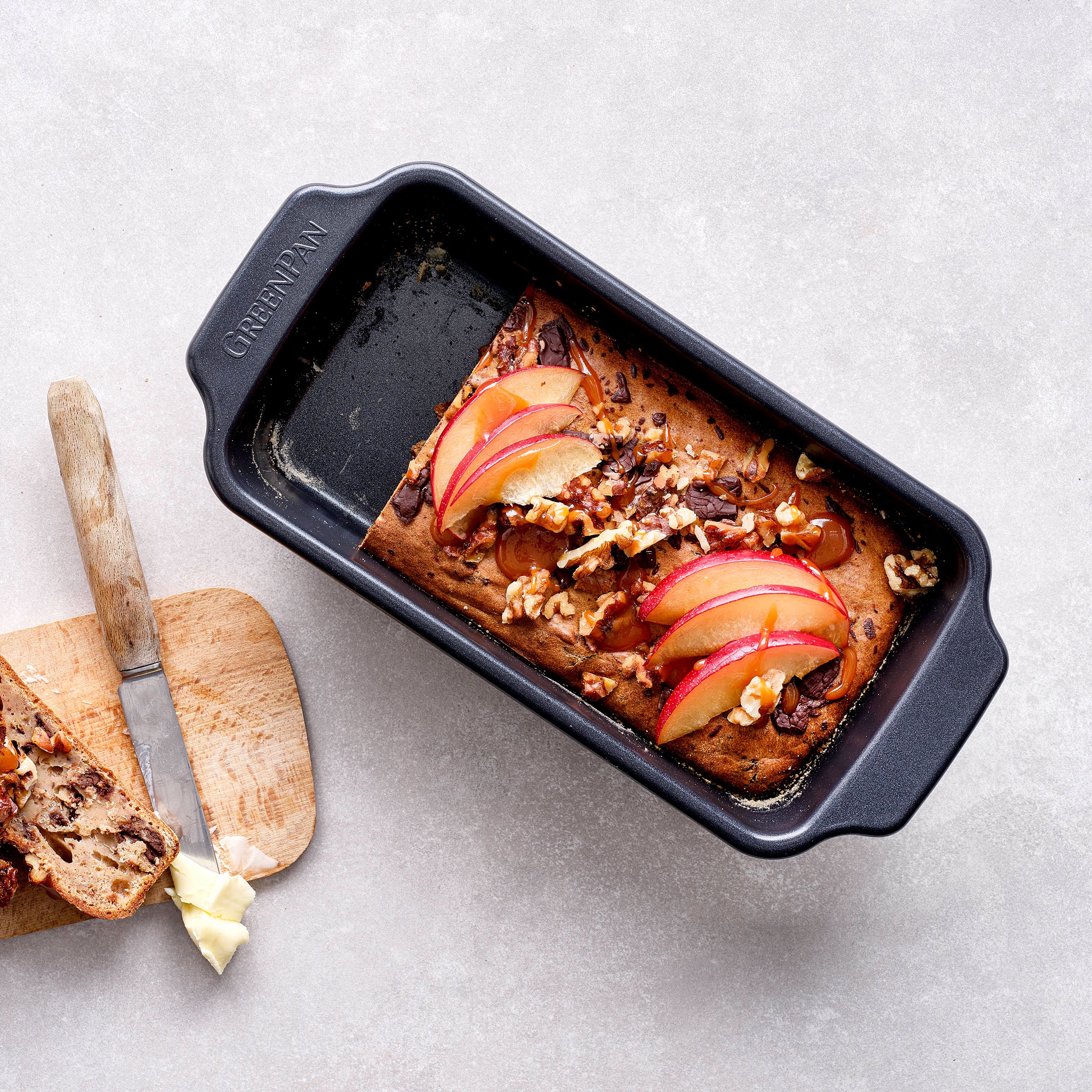 Black Ceramic Loaf Pan 22.5cm x 11.5cm