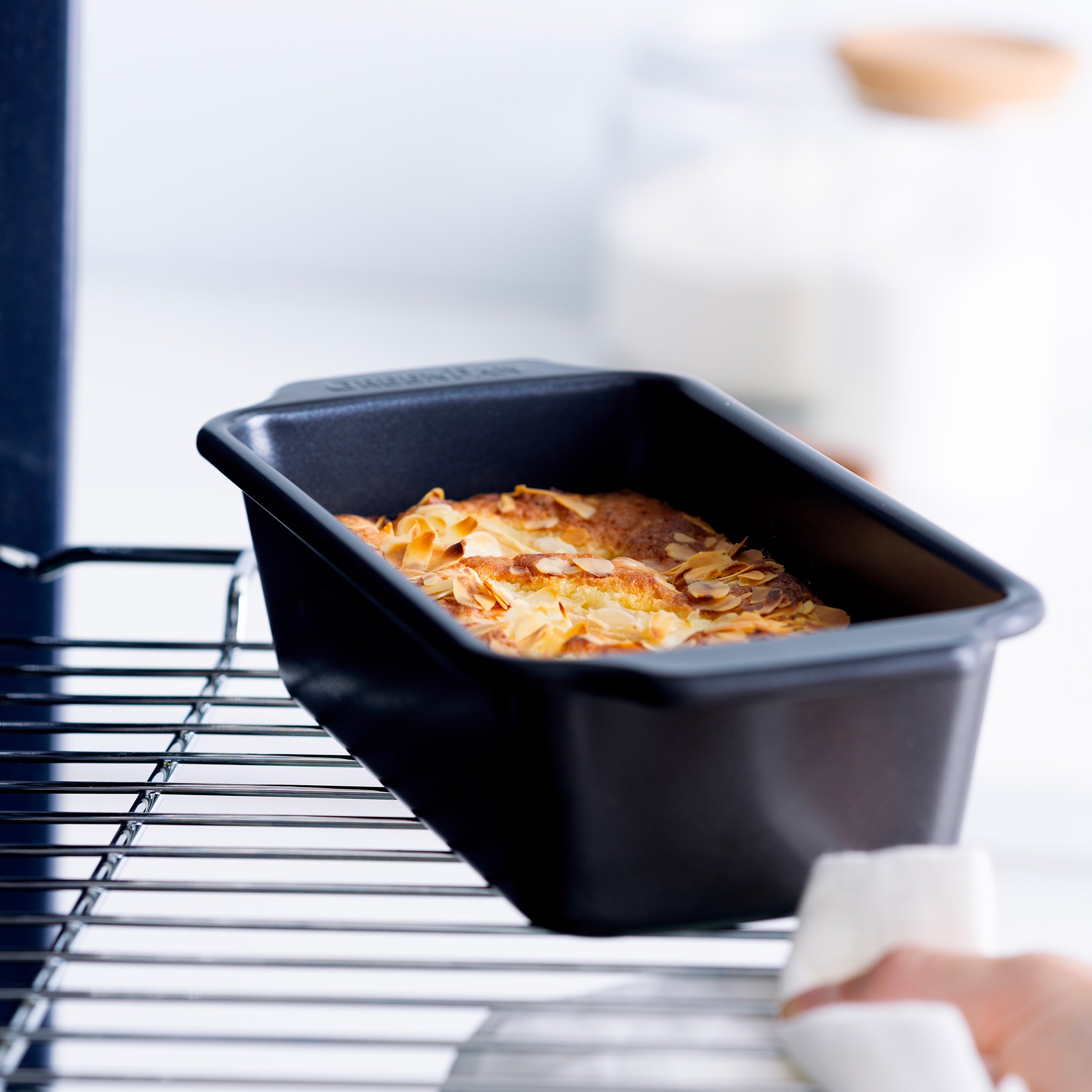 Black Ceramic Loaf Pan 22.5cm x 11.5cm