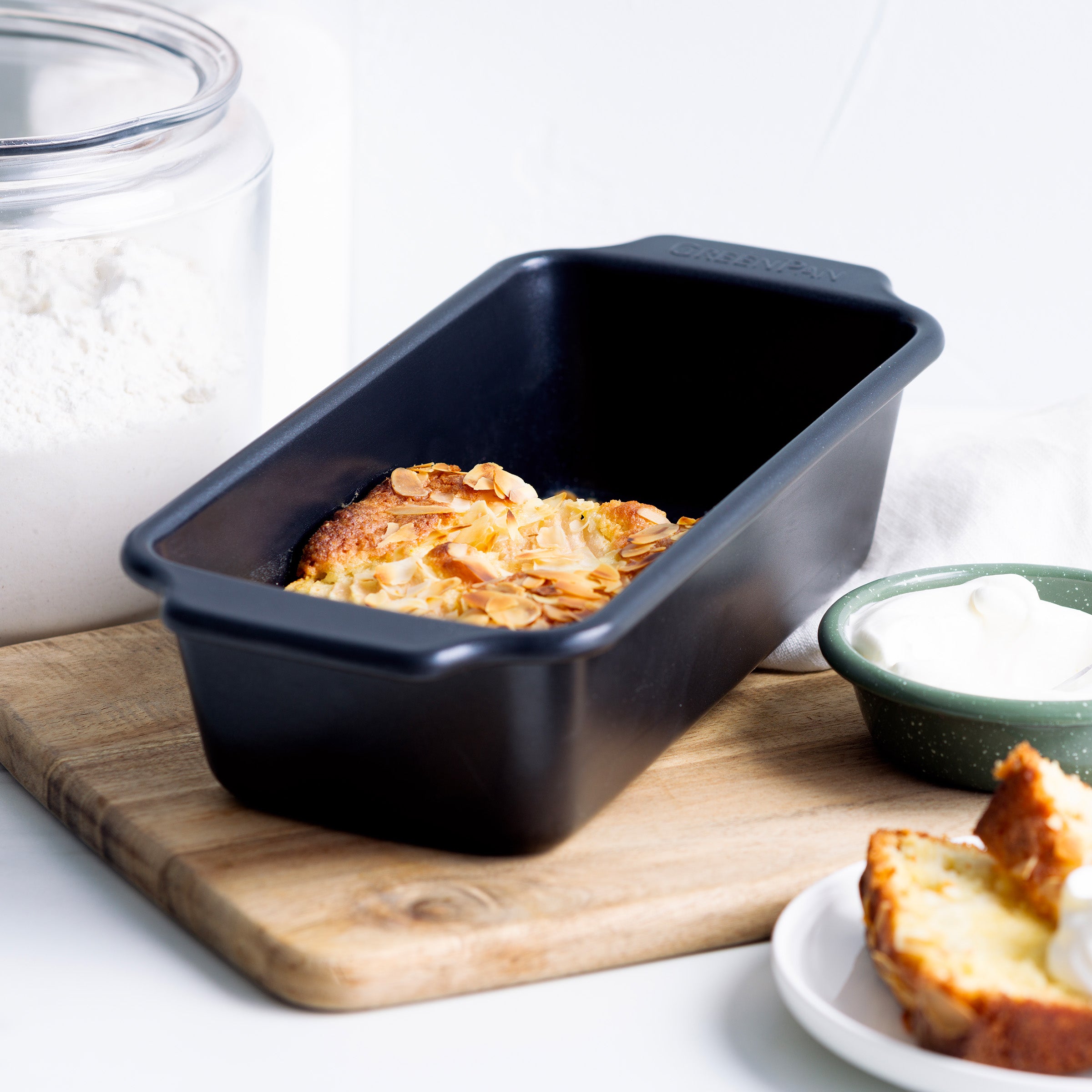 Black Ceramic Loaf Pan 22.5cm x 11.5cm