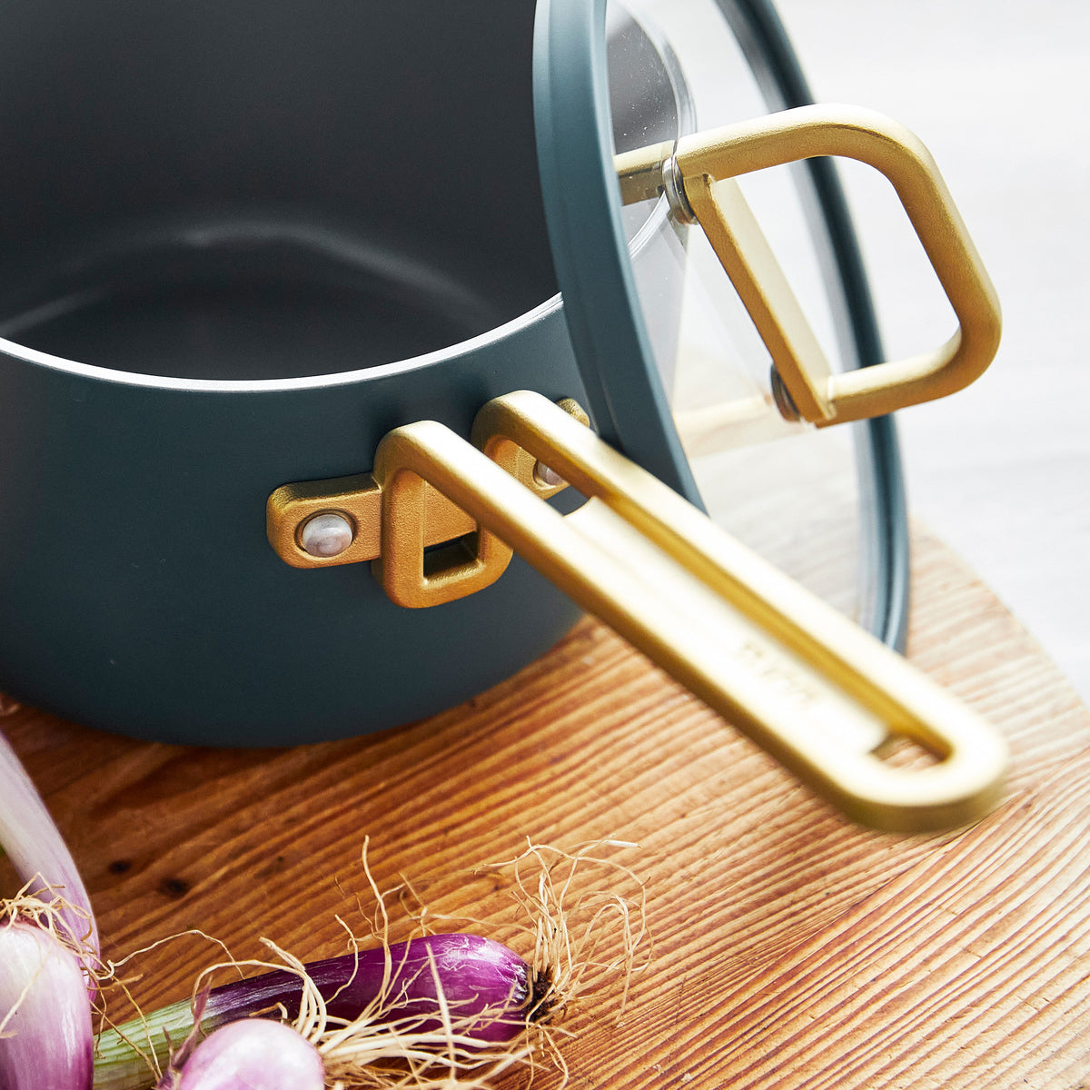 Stanley Tucci™ Ceramic Non-Stick 1.9-Litre Saucepan with Lid | Venetian Teal