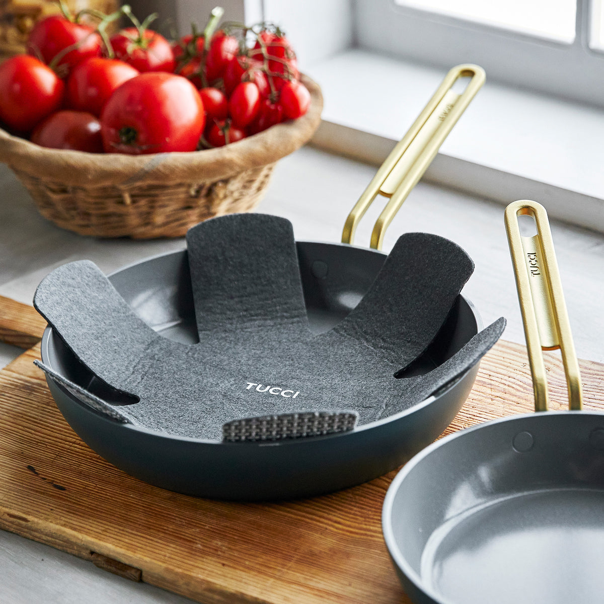 Stanley Tucci™ Ceramic Non-Stick 20 cm and 26 cm Frypan Set | Venetian Teal