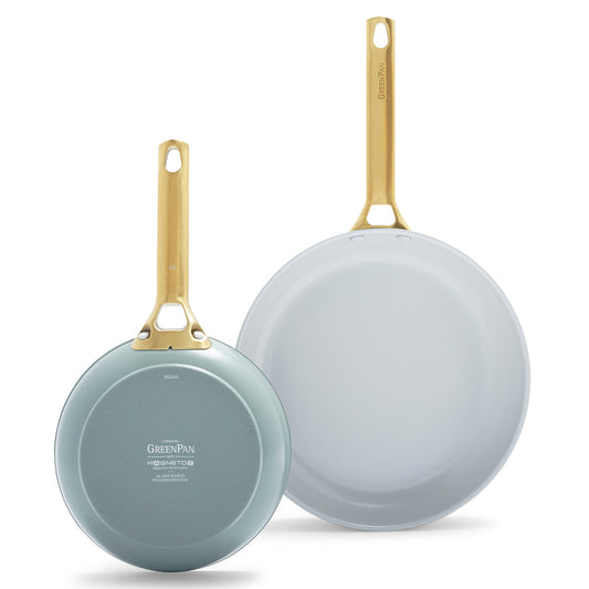Reserve Ceramic Non-Stick 20cm and 26cm Frypan Set | Smoky Blue
